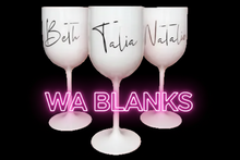 Load image into Gallery viewer, Sublimation Wine Tumbler with Stem & Lid 10oz