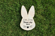 Load image into Gallery viewer, Plywood Bunny Head Blank