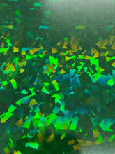 Load image into Gallery viewer, HTV Metallic Ice Chips - Green MI005
