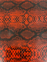 Load image into Gallery viewer, HTV Animal PU Designs - Red Snake Skin AP002
