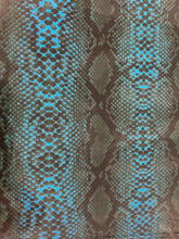 Load image into Gallery viewer, HTV Animal PU Designs - Snake Blue AP017
