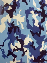Load image into Gallery viewer, HTV PU Designs - Camo Blue  PU025
