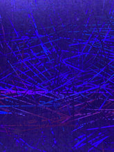 Load image into Gallery viewer, HTV Metallic Laser Fiber Glass - Blue FG005

