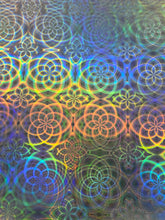 Load image into Gallery viewer, HTV Metallic/Holographic Designs - Spiral Graph LD007
