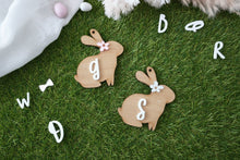 Load image into Gallery viewer, Bunny Letter Tag - Flower
