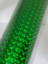 Load image into Gallery viewer, HTV Metallic Laser Cube - Green MC004
