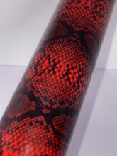 Load image into Gallery viewer, HTV Animal PU Designs - Red Snake Skin AP002
