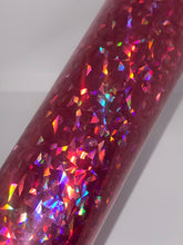 Load image into Gallery viewer, HTV Metallic Ice Chips - Pink MI004
