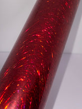 Load image into Gallery viewer, HTV Metallic Laser Fiber Glass - Red FG004
